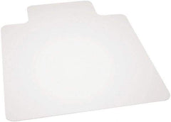 Ability One - 53" Long x 45" Wide, Chair Mat - Rectangular, Beveled Edge Style - Apex Tool & Supply