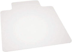 Ability One - 53" Long x 45" Wide, Chair Mat - Rectangular, Beveled Edge Style - Apex Tool & Supply