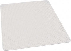 Ability One - 60" Long x 46" Wide, Chair Mat - Rectangular, Beveled Edge Style - Apex Tool & Supply