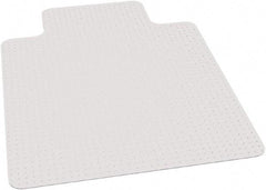 Ability One - 60" Long x 46" Wide, Chair Mat - Rectangular, Beveled Edge Style - Apex Tool & Supply