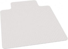 Ability One - 60" Long x 46" Wide, Chair Mat - Rectangular, Beveled Edge Style - Apex Tool & Supply