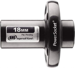 Ingersoll-Rand - 1/2" Drive 18mm Standard Magnetic Nonsparking Universal Impact Socket - 6 Points, 3-1/10" OAL - Apex Tool & Supply