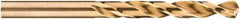 DeWALT - 8.73mm 135° Cobalt Jobber Drill - None Finish, Right Hand Cut, Spiral Flute, Straight Shank, 123mm OAL, Split Point - Apex Tool & Supply