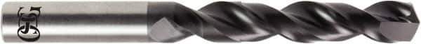 OSG - #2 140° Solid Carbide Jobber Drill - Diamond Finish, Right Hand Cut, Spiral Flute, Straight Shank, 4" OAL - Apex Tool & Supply