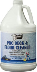 Werth Sanitary Supply - 1 Gal Plastic Bottle Floor Cleaner - Use on All Types of Flooring - Apex Tool & Supply