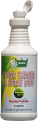 Werth Sanitary Supply - 1 Qt Plastic Bottle Floor Cleaner/Spray Buff - Use on All Types of Flooring - Apex Tool & Supply