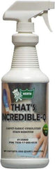 Werth Sanitary Supply - 1 Qt Plastic Bottle Carpet Cleaner - Coconut Breeze Scent, Use on Carpet Cleaning - Apex Tool & Supply
