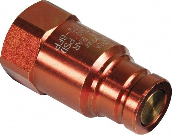 TK Simplex - 3/8 NPTF Hydraulic Hose Female Flush Face Coupler - 10,000 psi - Apex Tool & Supply