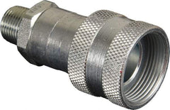 TK Simplex - 3/8 NPTF Hydraulic Hose High-Flow Male Coupler - 10,000 psi - Apex Tool & Supply