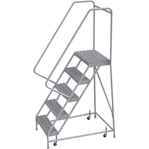 TRI-ARC - Rolling & Wall Mounted Ladders & Platforms Type: Rolling Warehouse Ladder Style: Rolling Safety Ladder - Apex Tool & Supply