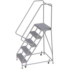 TRI-ARC - Rolling & Wall Mounted Ladders & Platforms Type: Rolling Warehouse Ladder Style: Rolling Safety Ladder - Apex Tool & Supply