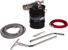 Guardair - 10 Gal Steel Tank, Air Powered Wet/Dry Vacuum - 10 Peak hp, 20' Hose Fitting, Cordless, Cartridge Filter - Apex Tool & Supply