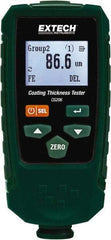 Extech - 0 to 53 mil LCD Coating Thickness Gage - For Use with Ferrous/Nonferrous Coatings - Apex Tool & Supply
