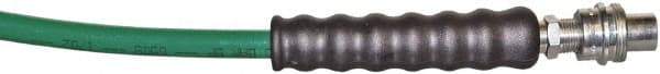 TK Simplex - 1/4" Inside Diam x 3/8 NPT 6' Hydraulic Pump Hose - 10,000 psi, C213 Opposite End, Thermoplastic - Apex Tool & Supply