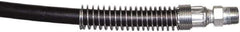 TK Simplex - 1/4" Inside Diam x 3/8 NPT 3' Hydraulic Pump Hose - 10,000 psi, C213 Opposite End, Rubber - Apex Tool & Supply