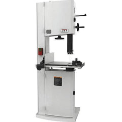 Jet - 14-1/8" Throat Capacity, Step Pulley Vertical Bandsaw - 3,100 SFPM, 3 hp, Single Phase - Apex Tool & Supply