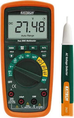 Extech - MN62-K, CAT IV, 600 VAC/VDC, Digital True RMS Multimeter - 40 mOhm, Measures Voltage, Capacitance, Current, Frequency, Resistance - Apex Tool & Supply