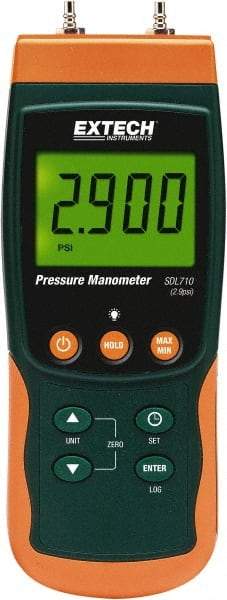 Extech - Differential Pressure Gauges & Switches Type: Differential Pressure Manometer Maximum Pressure (psi): 2.90 - Apex Tool & Supply
