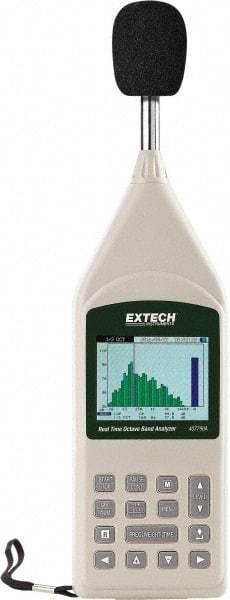 Extech - Sound Meters Type: Sound Meter Frequency Weighting: A, C & Z - Apex Tool & Supply