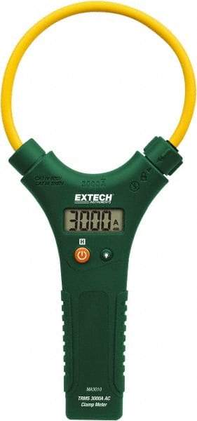 Extech - MA3010, CAT IV, Digital True RMS Clamp Meter with 10" Flex Jaws - 3000 AC Amps, Measures Current - Apex Tool & Supply