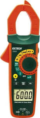 Extech - EX650, CAT III, Digital True RMS Auto Ranging Clamp Meter with 1.18" Clamp On Jaws - 750 VAC, 1000 VDC, 600 AC Amps, Measures Voltage, Capacitance, Continuity, Current, Resistance - Apex Tool & Supply