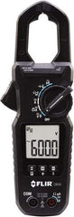 FLIR - CM46, CAT IV, Digital True RMS Auto Ranging Clamp Meter with 1.18" Clamp On Jaws - 600 VAC/VDC, 60 AC/DC Amps, Measures Voltage, Capacitance, Current, Frequency, Resistance, Temperature - Apex Tool & Supply