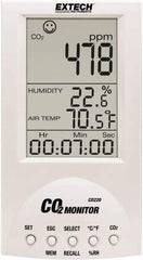 Extech - Natural Gas, Carbon Monoxide & Refrigerant Detectors Type: CO2 Detector Function: Carbon Dioxide Monitor - Apex Tool & Supply