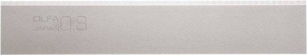 Olfa - Carbon Steel 1-Edge Scraper Replacement Blade - 2-1/2" Blade Length x 7.3" Blade Width, For Floor Scrapers - Apex Tool & Supply