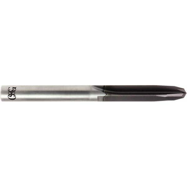 OSG - #40, 0.0985", 120° Point, Solid Carbide Straight Flute Drill Bit - Apex Tool & Supply