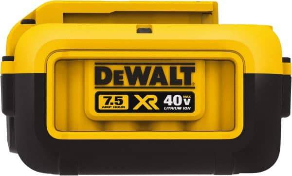 DeWALT - 40 Volt Lithium-Ion Power Tool Battery - 7.5 Ahr Capacity, 170 min Charge Time, Series 40V Max - Apex Tool & Supply