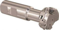 Seco - 37.32mm Cutting Diam 15.91mm Cutting Width, 5 Cutter Inserts, 1" Shank Diam, Indexable T-Slot Cutter - Insert Style LNK. 08.., 110mm OAL, 2 Flutes - Apex Tool & Supply