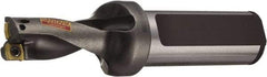 Sandvik Coromant - 1.498" Max Drill Depth, 2xD, 0.687" Diam, Indexable Insert Drill - 2 Inserts, 1" Shank Diam, Flange Shank - Apex Tool & Supply