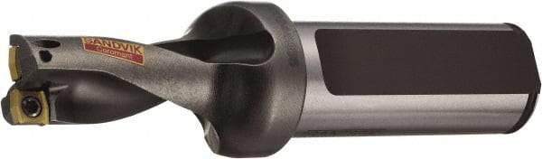 Sandvik Coromant - 1.771" Max Drill Depth, 2xD, 0.812" Diam, Indexable Insert Drill - 2 Inserts, 1" Shank Diam, Flange Shank - Apex Tool & Supply