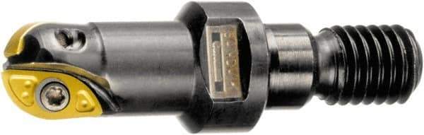 Sandvik Coromant - 25mm Cut Diam, 22.3mm Max Depth of Cut, 20.8mm Shank Diam, 57mm OAL, Indexable Ball Nose End Mill - 30.8mm Head Length, M12 Modular Connection, R216.. T Toolholder, R216-25 04 Insert - Apex Tool & Supply