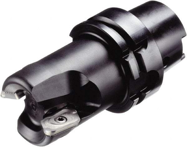 Sandvik Coromant - 3 Inserts, 50mm Cut Diam, 63mm Arbor Diam, 12mm Max Depth of Cut, Indexable Square-Shoulder Face Mill - 90° Lead Angle, 104mm High, R790-1604.. Insert Compatibility, Through Coolant, Series CoroMill 790 - Apex Tool & Supply