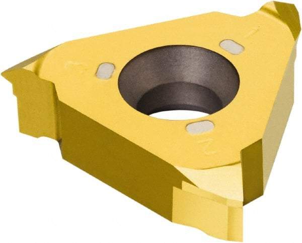 Sandvik Coromant - 2mm Pitch, Internal Thread, Metric 60° Standard, MM-TH 1025 Grade Thread Mill Insert - Carbide - Apex Tool & Supply