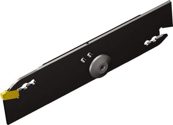 Sandvik Coromant - 26mm Max Depth of Cut, Right Hand Cut, Indexable Grooving Blade - 2.6mm Insert Width, E Seat Size, QD-N/R/L2..C..D Insert Style, Series CoroCut QD - Apex Tool & Supply