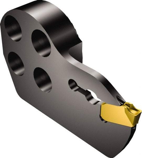 Sandvik Coromant - SL-QD-R/LG..C Insert, 12mm Head Length, Modular Grooving Cutting Unit Head - Left Hand Cut, System Size 40, Through Coolant, Series CoroCut QD - Apex Tool & Supply