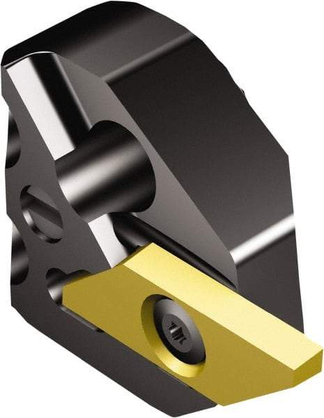 Sandvik Coromant - 570-xxR/LSMAL Insert, 14mm Head Length, Modular Grooving Cutting Unit Head - Left Hand Cut, System Size 32, Through Coolant, Series CoroCut XS - Apex Tool & Supply