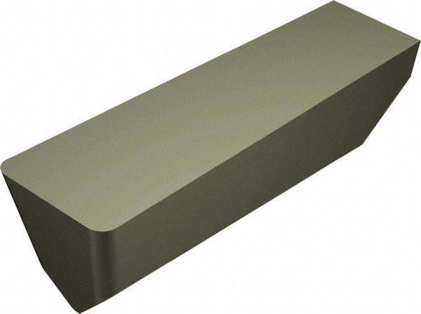 Sandvik Coromant - 0635150.23 T Grade 670, 6.35mm Cutting Width Carbide Grooving Insert - Neutral, 0.79mm Corner Radius, Uncoated - Apex Tool & Supply