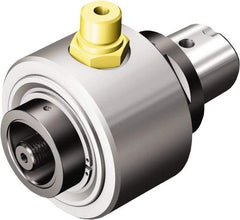 Sandvik Coromant - C8;C6 System Size, Modular Tool Holding System Adapter - 110mm Projection, 63mm Body Diam, 158mm OAL, Through Coolant - Exact Industrial Supply