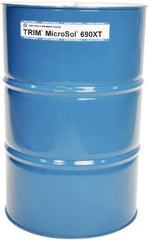 Master Fluid Solutions - Trim MicroSol 590XT, 54 Gal Drum Cutting Fluid - Semisynthetic, For Inconel\xAE Machining - Apex Tool & Supply