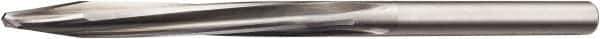 Sandvik Coromant - 4.17mm 118° Solid Carbide Jobber Drill - None Finish, Right Hand Cut, Spiral Flute, Straight Shank, 4" OAL - Apex Tool & Supply