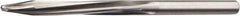 Sandvik Coromant - 4.17mm 118° Solid Carbide Jobber Drill - None Finish, Right Hand Cut, Spiral Flute, Straight Shank, 4" OAL - Apex Tool & Supply