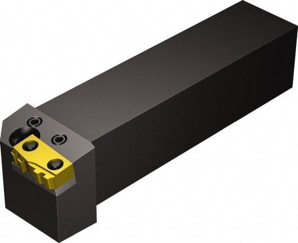 Sandvik Coromant - External Thread, Right Hand Cut, 32mm Shank Width x 32mm Shank Height Indexable Threading Toolholder - 148.4mm OAL, R166.39G-24.. Insert Compatibility, R166.39FG Toolholder, Series T-Max Twin-Lock - Apex Tool & Supply