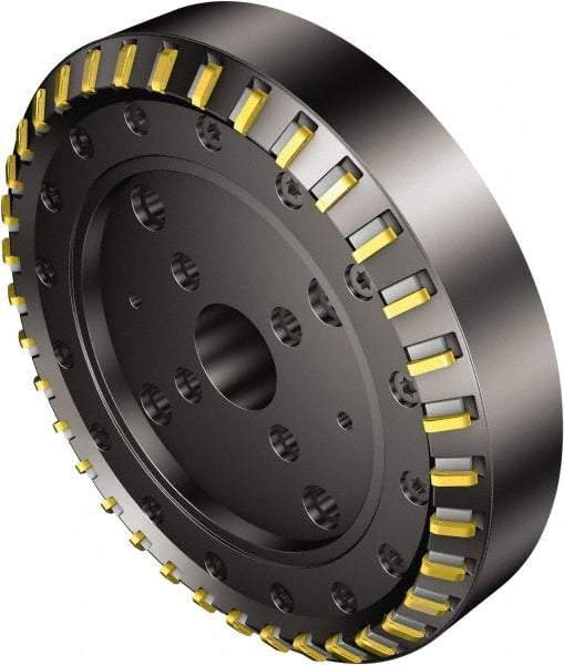 Sandvik Coromant - 3.937" Cutter Diam, 0.2359" Max Depth of Cut, Indexable High-Feed Face Mill - 1-1/4" Arbor Hole Diam - Apex Tool & Supply