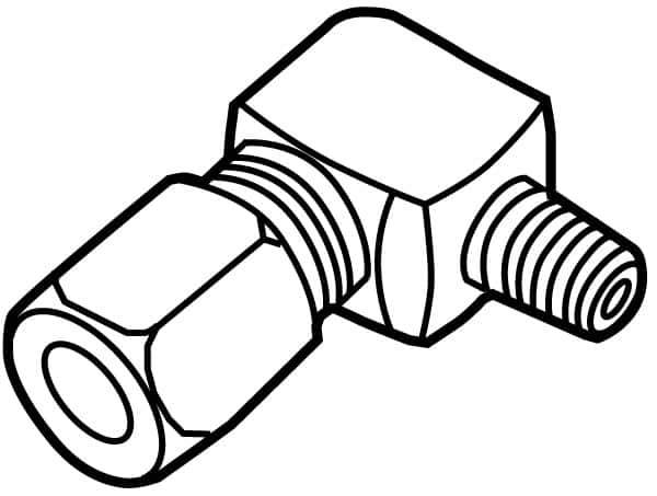 Sandvik Coromant - Coolant Pipe Connector for Indexable Tools - 5696 020 Tool Holder Compatibility - Apex Tool & Supply