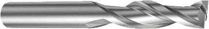 Sandvik Coromant - 7mm, 2 Flute, Solid Carbide, 0.15mm Corner Chamfer End Mill - 79mm OAL, 25° Helix, Right Hand Flute, 28mm LOC, Right Hand Cut - Apex Tool & Supply