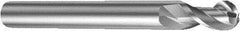 Sandvik Coromant - 16mm Diam, 23mm LOC, 2 Flute Solid Carbide Ball End Mill - 125mm OAL, 15.7mm Shank Diam, Ball Flute - Apex Tool & Supply