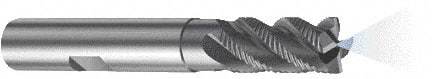Sandvik Coromant - 10mm, 4 Flute, Solid Carbide, 0.4mm Corner Chamfer End Mill - 72mm OAL, 40° Helix, Right Hand Flute, 22mm LOC, Right Hand Cut - Apex Tool & Supply